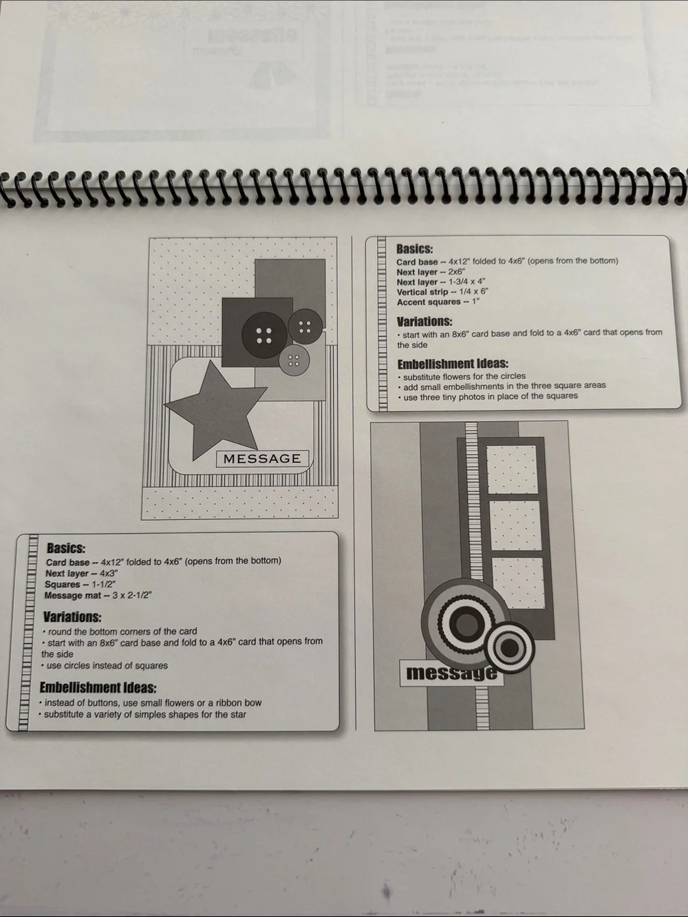 Sketches for Cardmaking Volumes 1 & 2 | Set Spiral Bound Idea Books